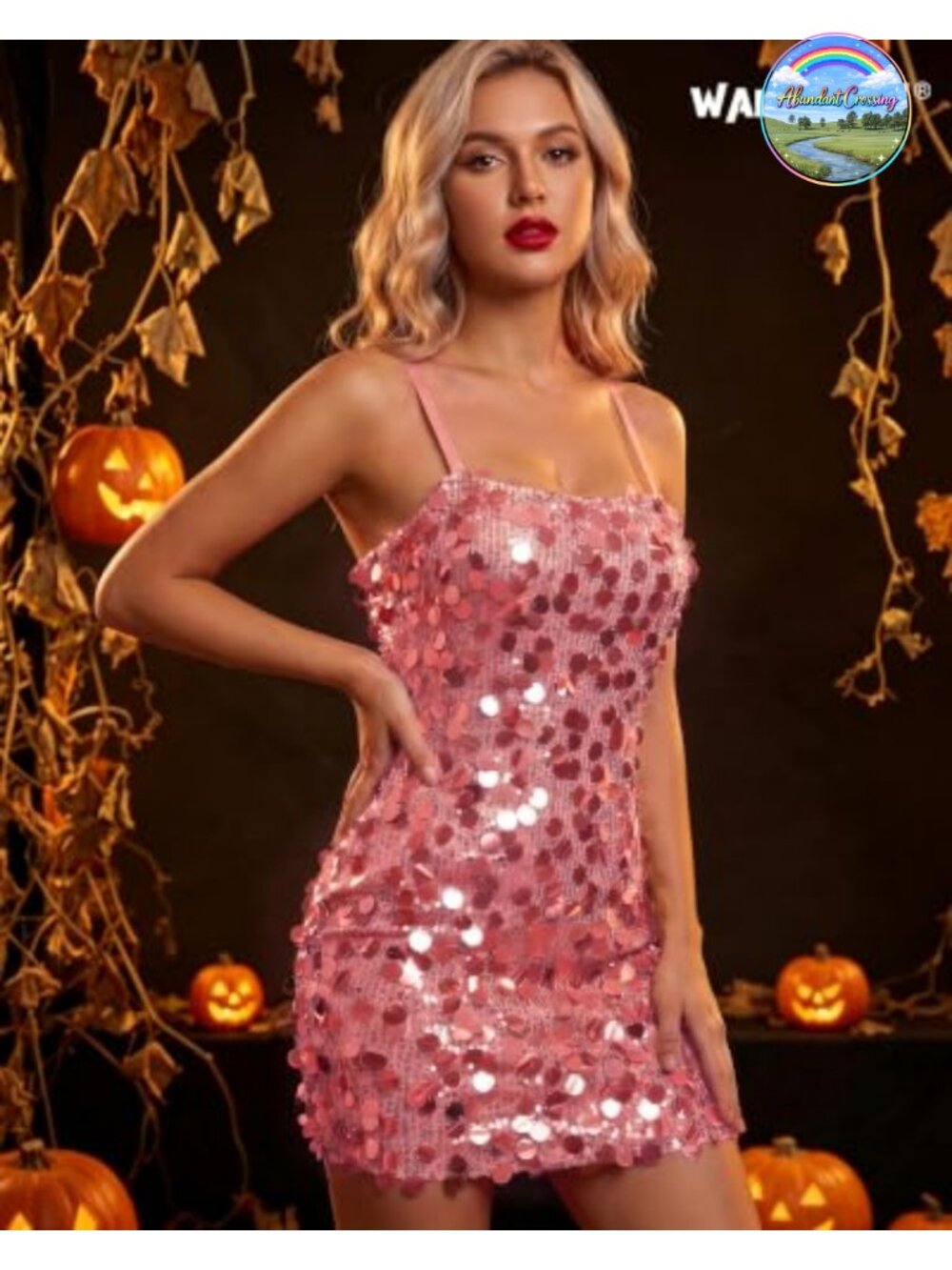 Sequin Mini Dress for Women Glitter Sparkly Bodycon Club Dress